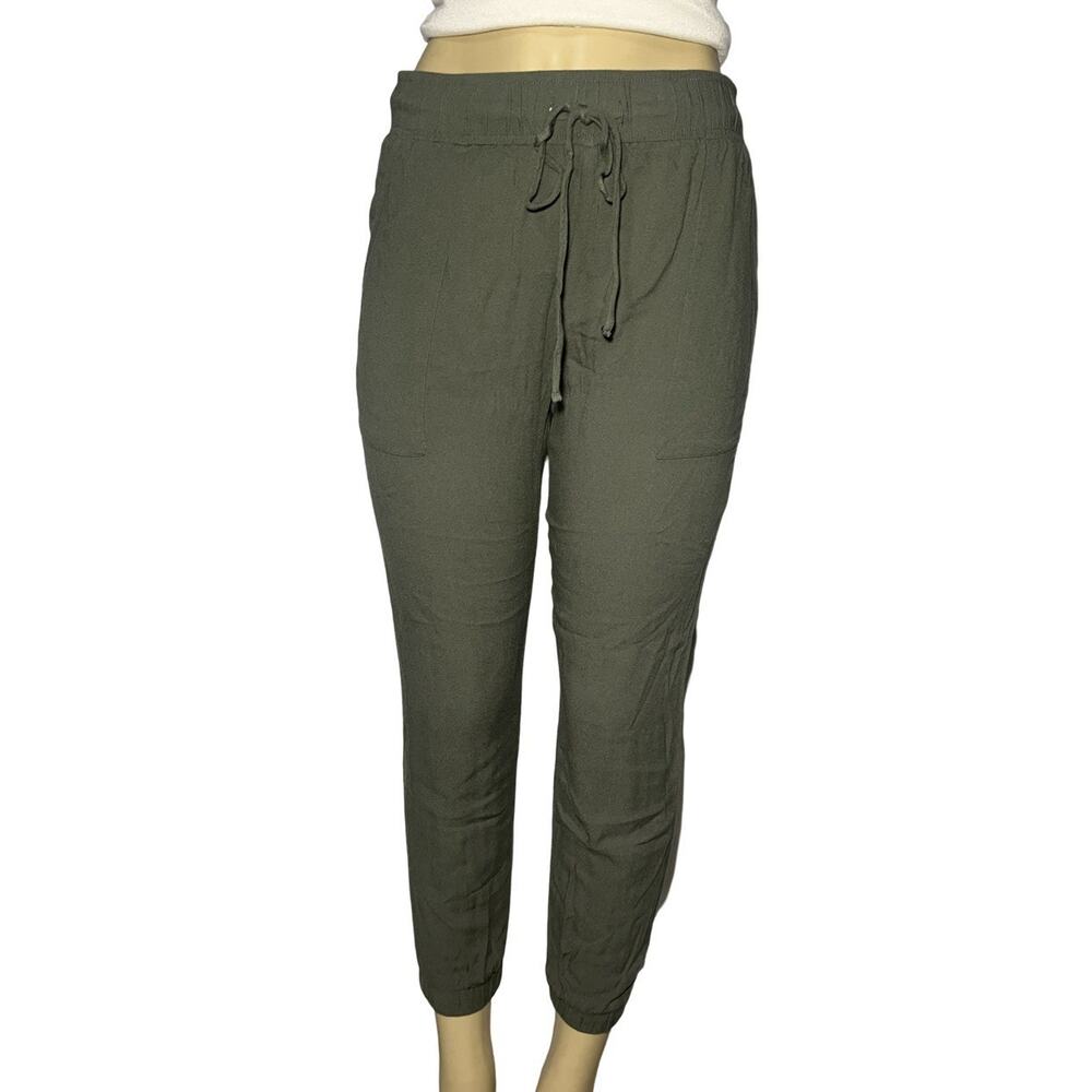 YFB Young‎ Fabulous Broke Olive Green Joggers Medium Soft Drawstring Relaxed Fit